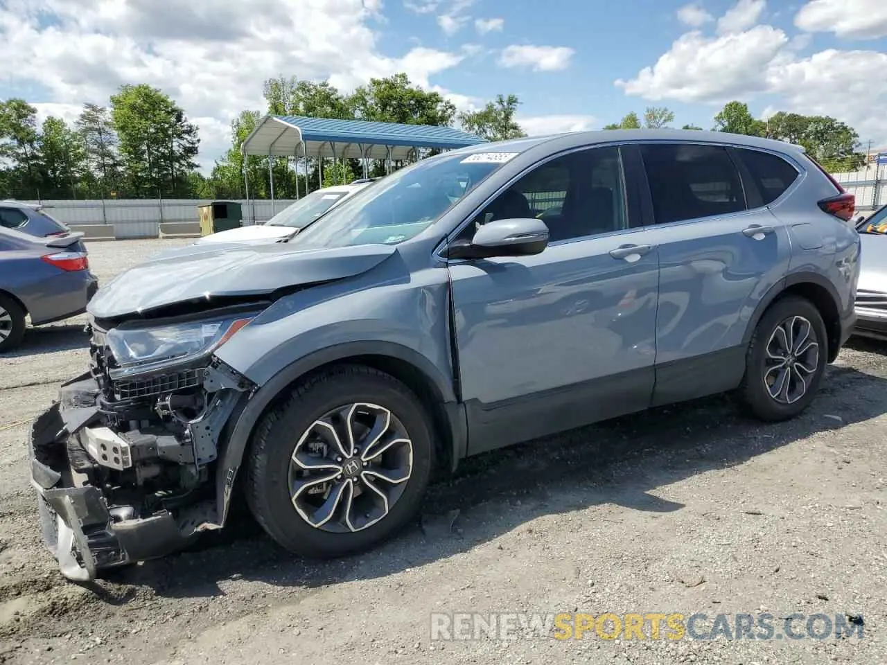 1 Photograph of a damaged car 5J6RW1H50LL002078 HONDA CRV 2020