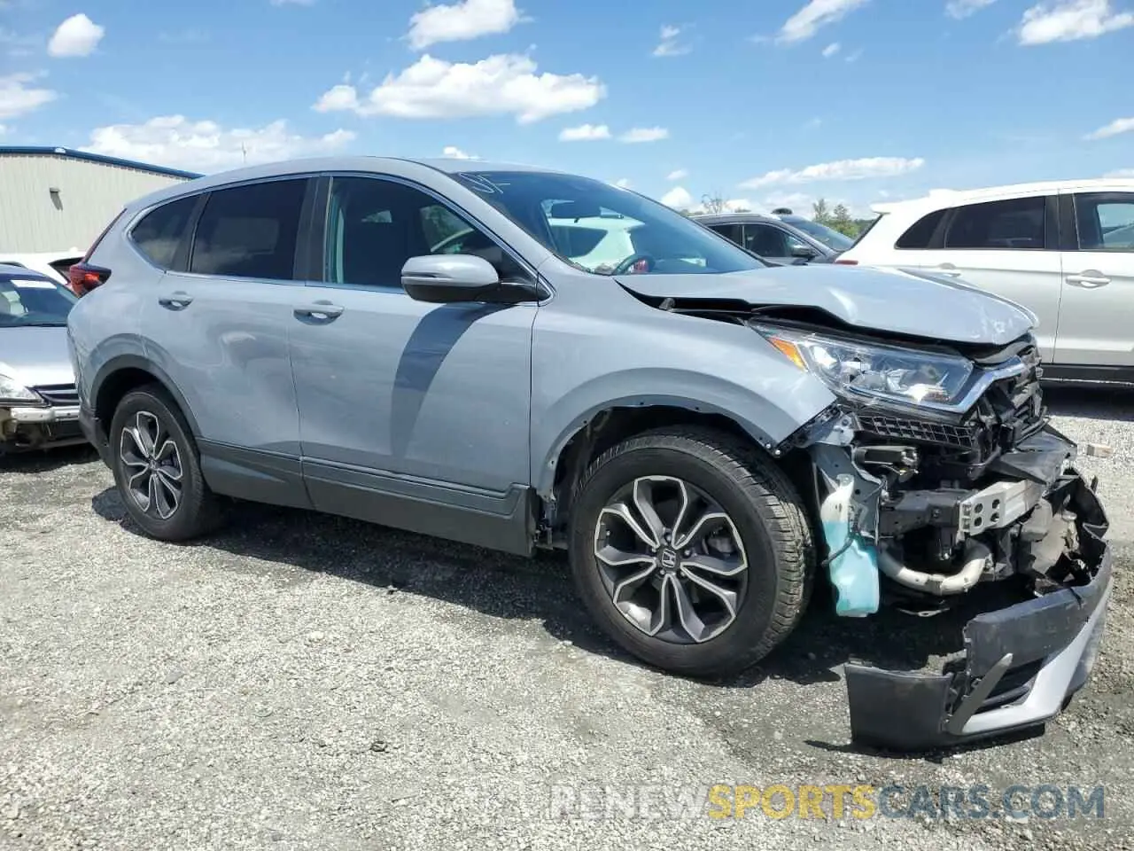 4 Photograph of a damaged car 5J6RW1H50LL002078 HONDA CRV 2020