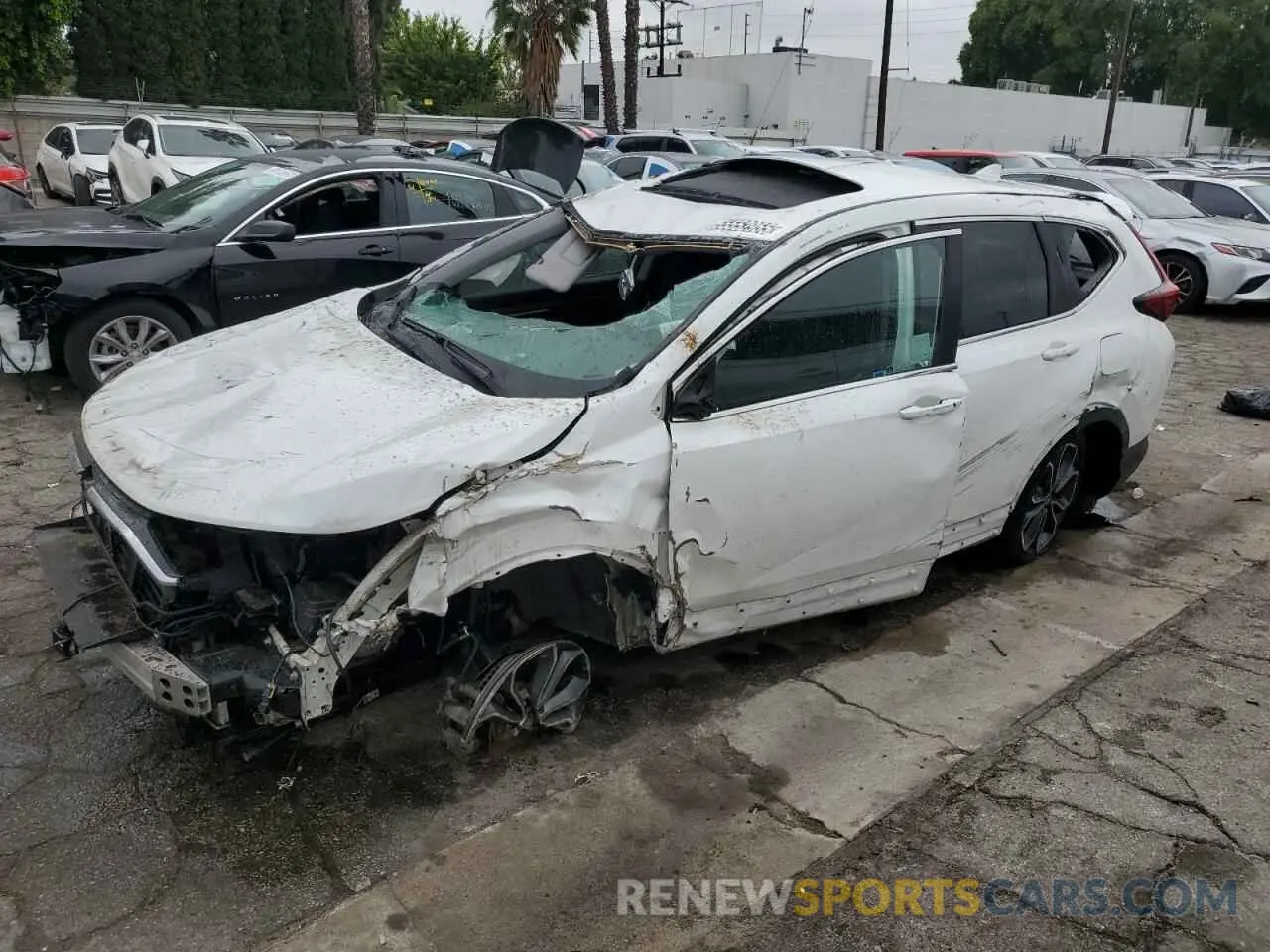 1 Photograph of a damaged car 5J6RW1H53LA008050 HONDA CRV 2020
