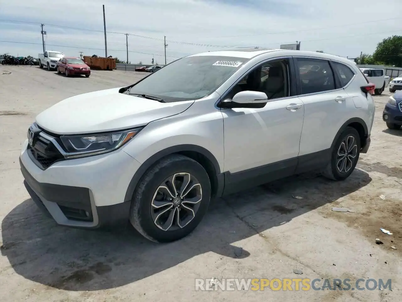 1 Фотография поврежденного автомобиля 5J6RW1H81LA014696 HONDA CRV 2020