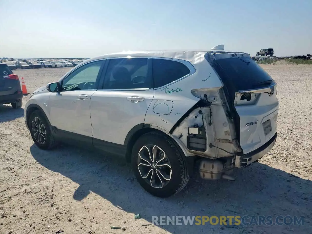 2 Photograph of a damaged car 5J6RW1H86LA014712 HONDA CRV 2020