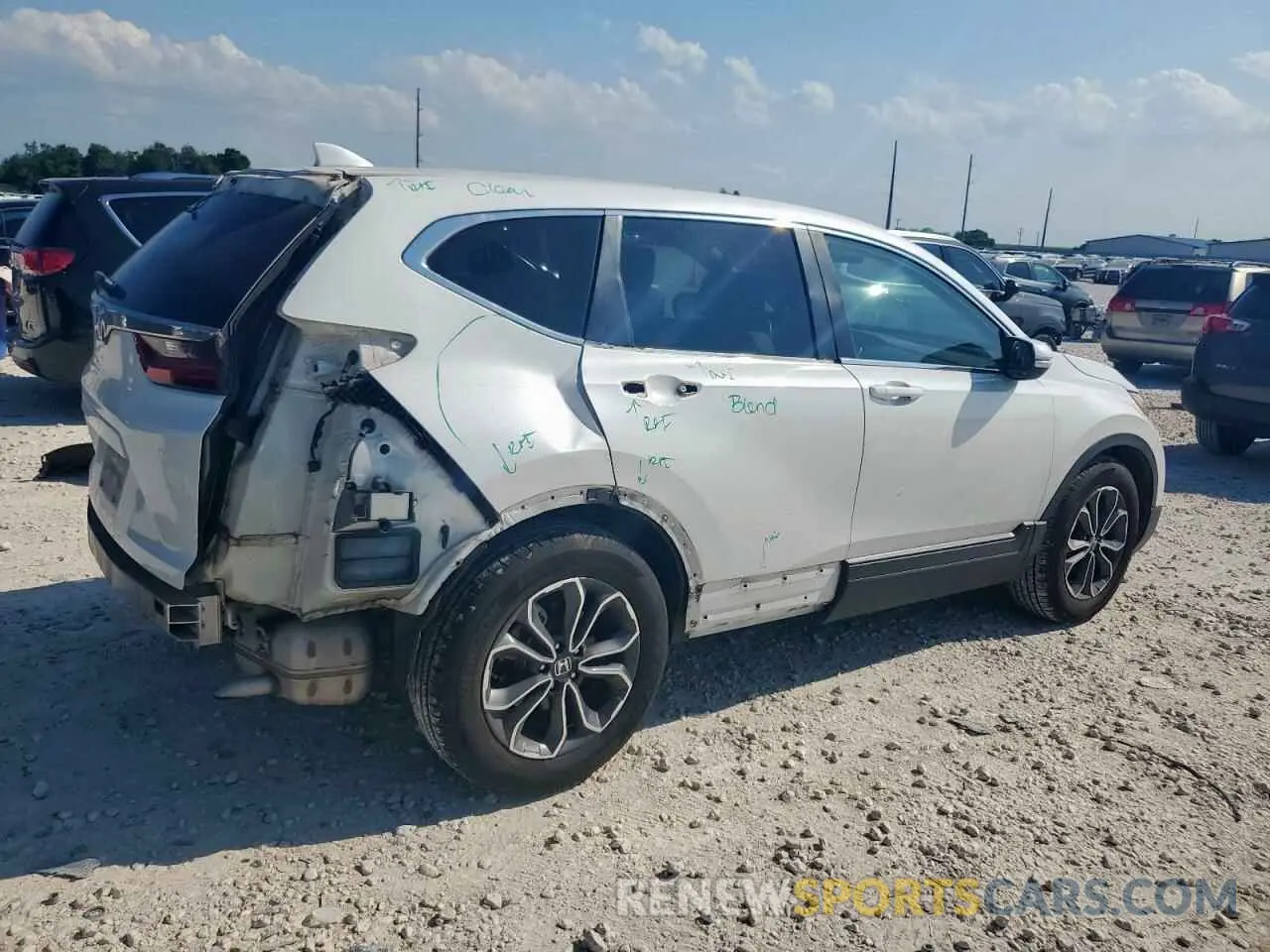 3 Photograph of a damaged car 5J6RW1H86LA014712 HONDA CRV 2020