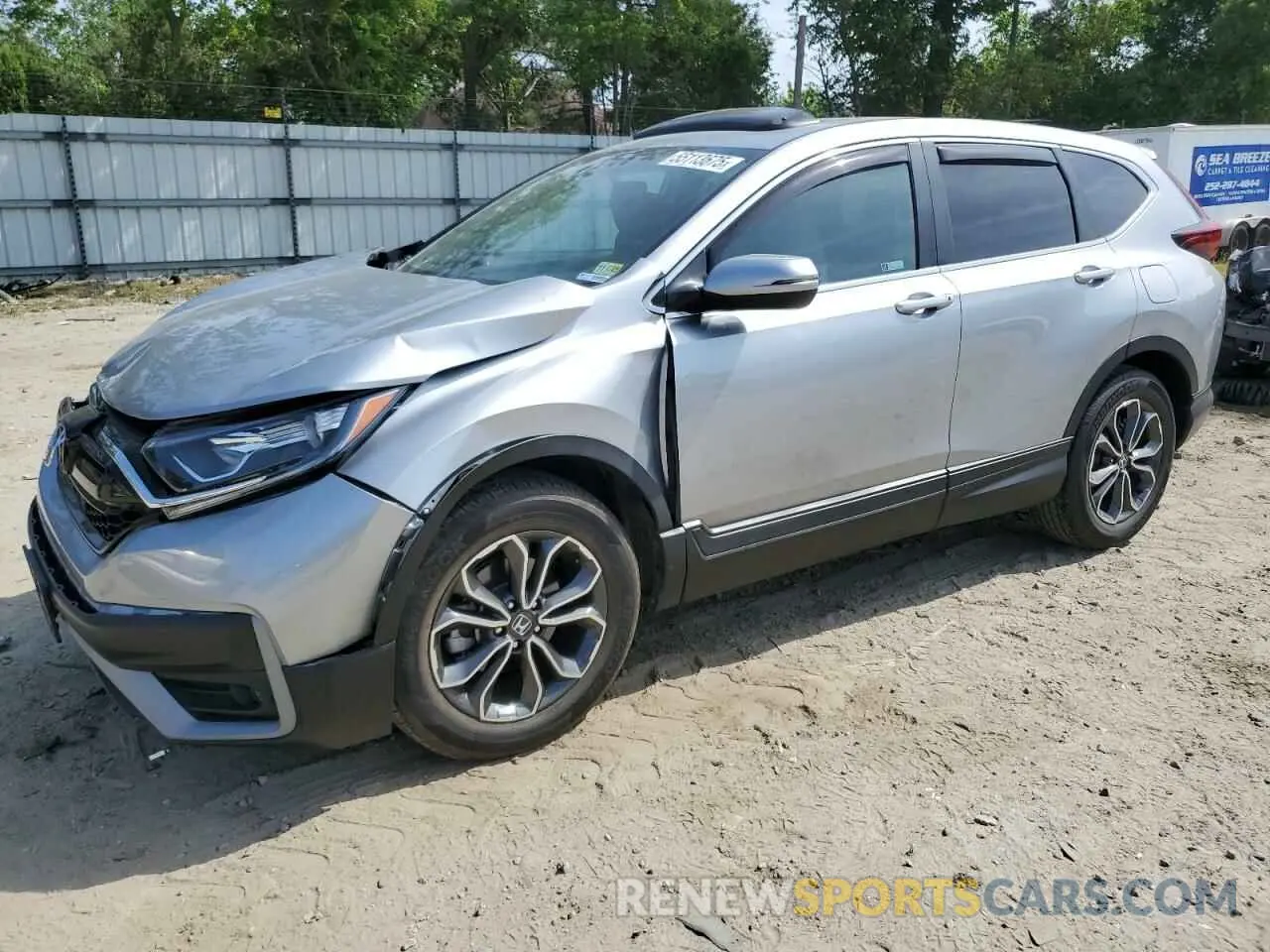 1 Photograph of a damaged car 5J6RW1H87LA018770 HONDA CRV 2020