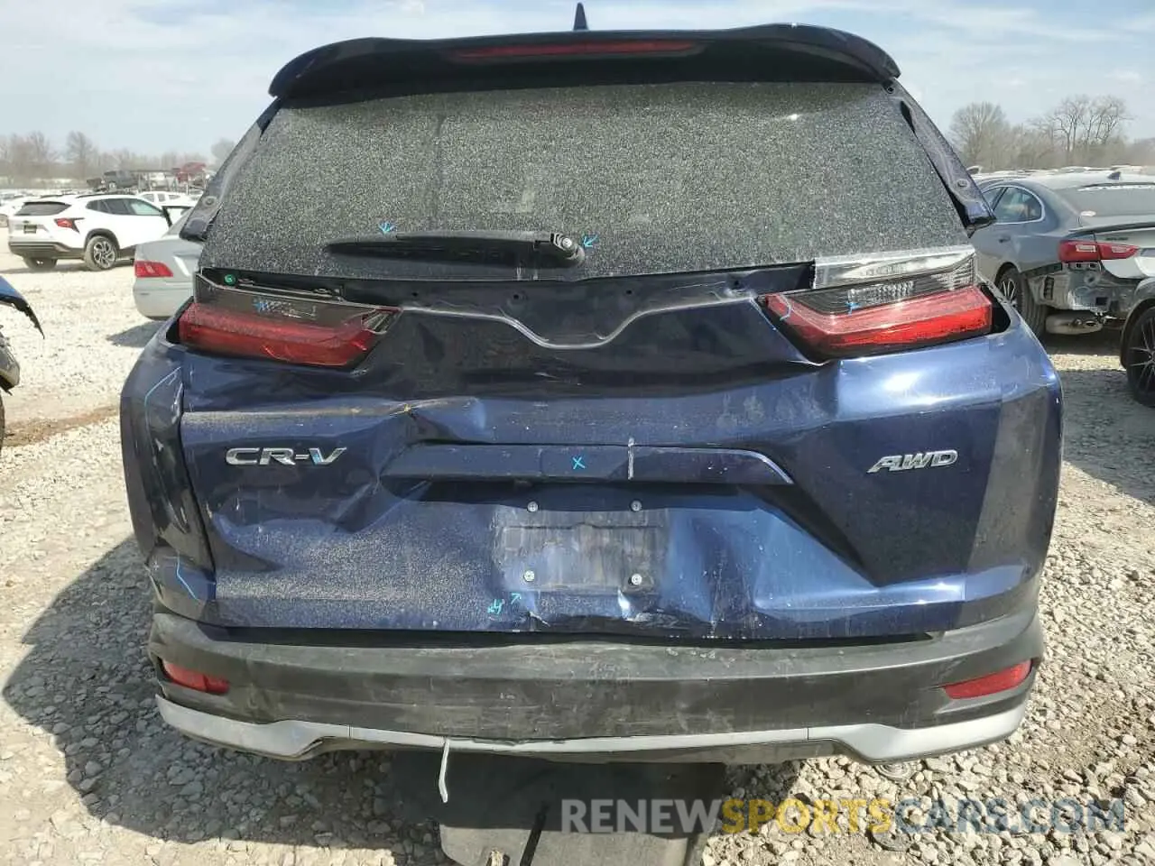 6 Фотография поврежденного автомобиля 5J6RW2H53LL015364 HONDA CRV 2020