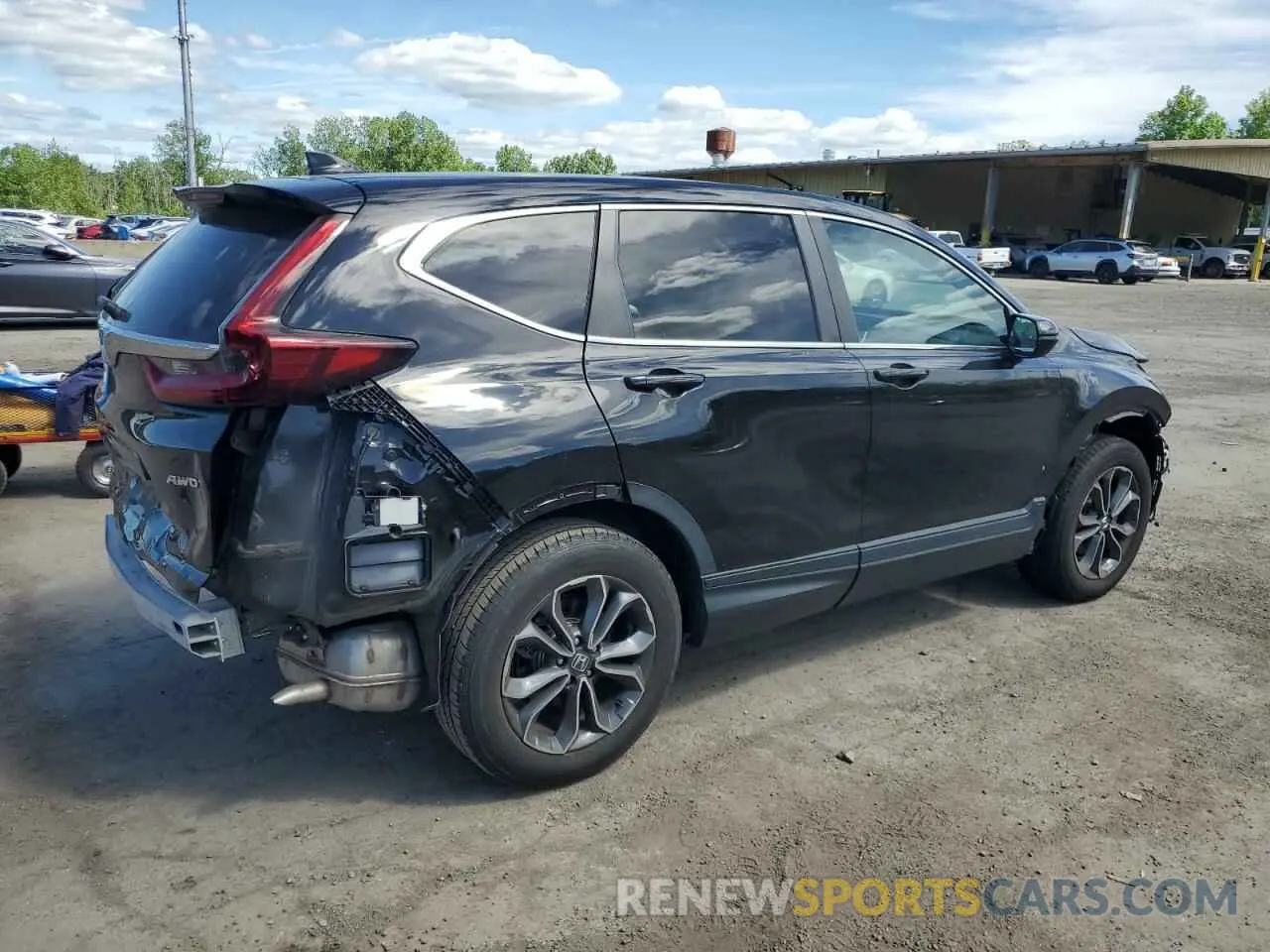 3 Photograph of a damaged car 5J6RW2H54LA021864 HONDA CRV 2020