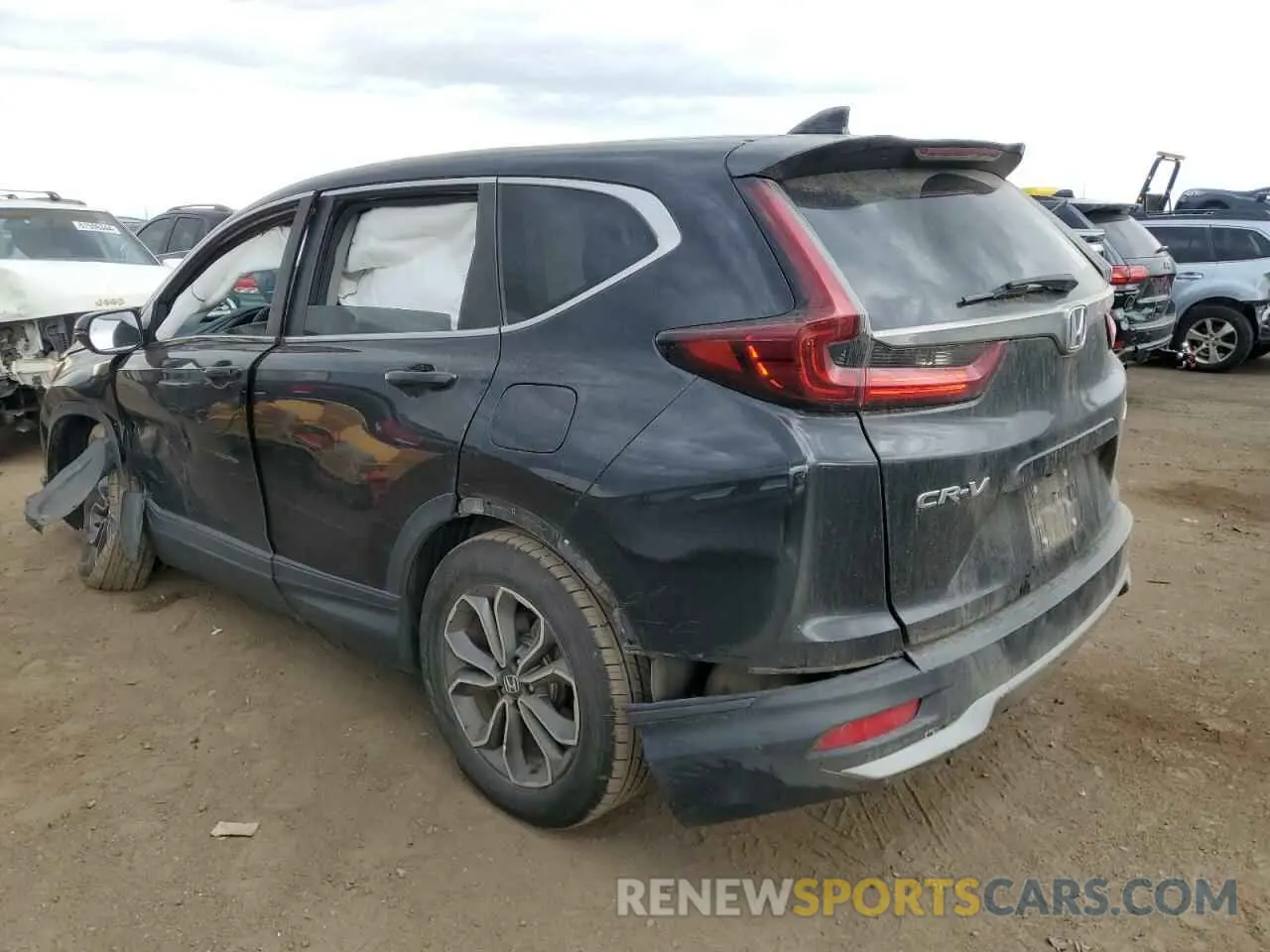 2 Фотография поврежденного автомобиля 5J6RW2H56LA014110 HONDA CRV 2020