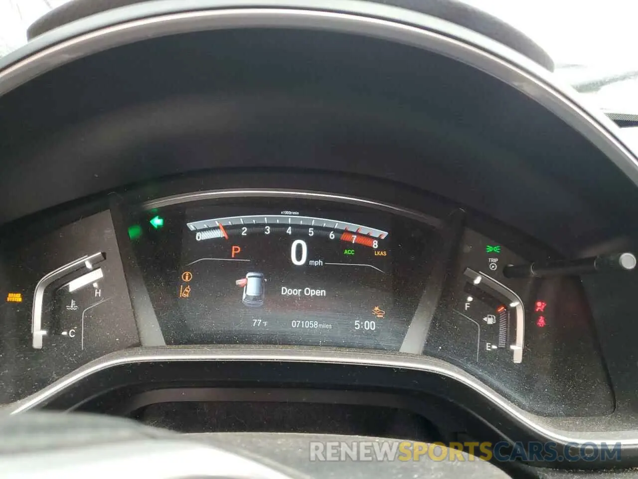 9 Фотография поврежденного автомобиля 5J6RW2H56LA014110 HONDA CRV 2020