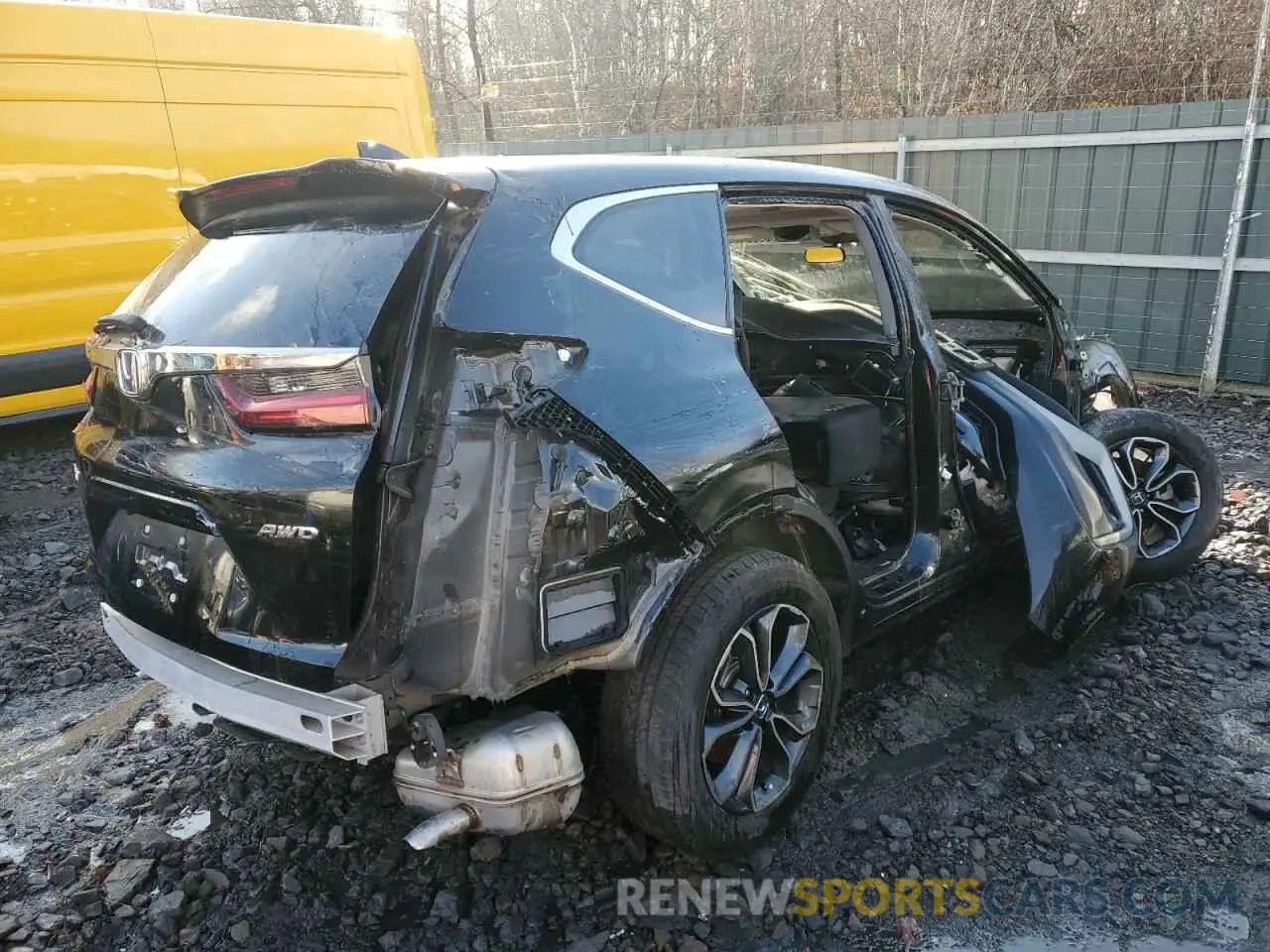 3 Photograph of a damaged car 5J6RW2H57LA021664 HONDA CRV 2020