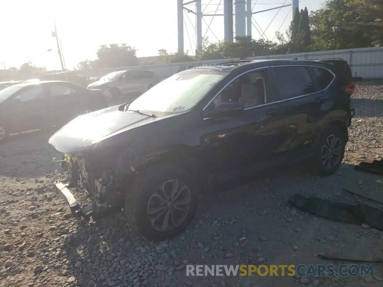 1 Photograph of a damaged car 5J6RW2H5XLA015518 HONDA CRV 2020