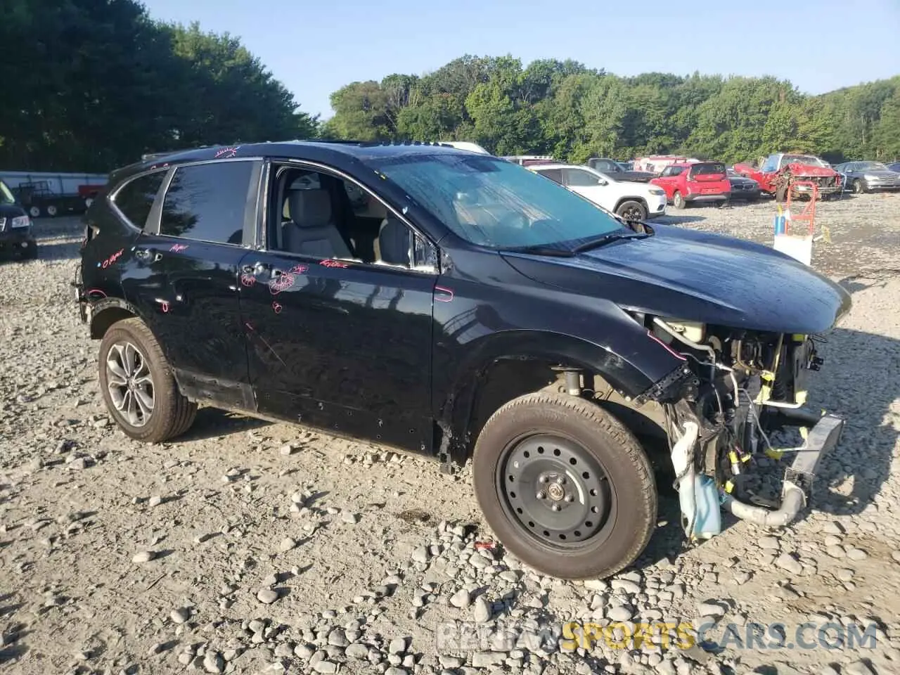 4 Photograph of a damaged car 5J6RW2H5XLA015518 HONDA CRV 2020