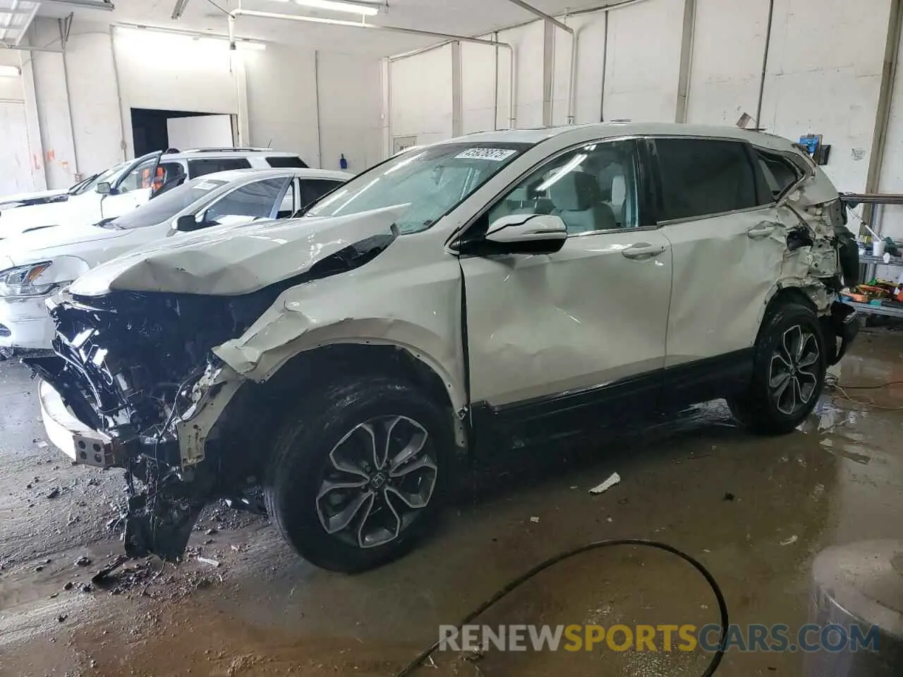 1 Photograph of a damaged car 5J6RW2H5XLL019024 HONDA CRV 2020
