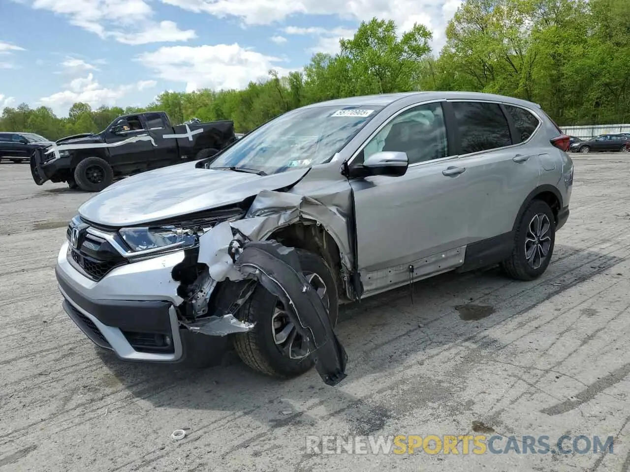 1 Фотография поврежденного автомобиля 5J6RW2H5XLL030735 HONDA CRV 2020