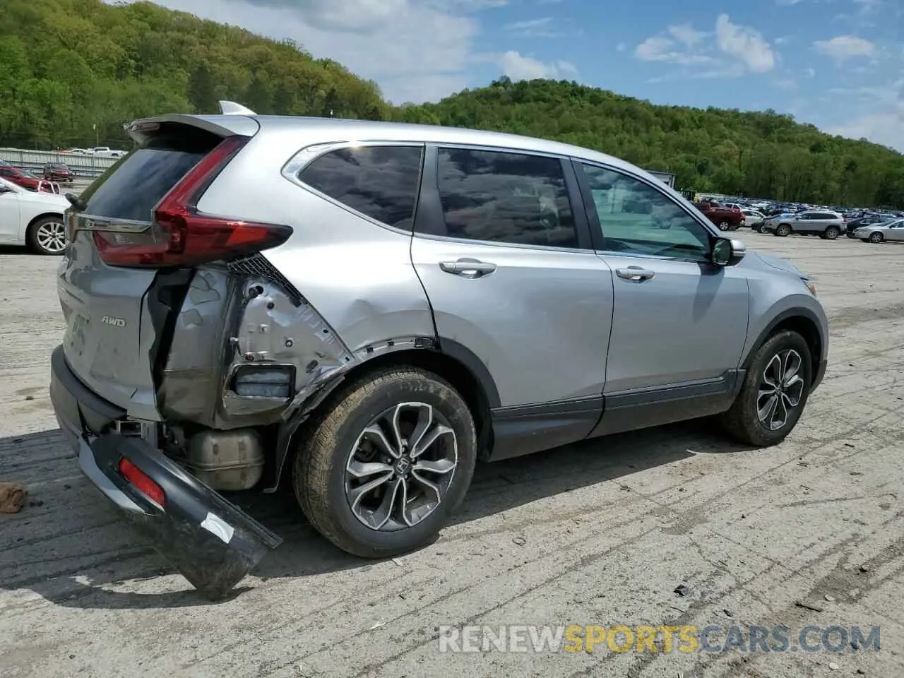 3 Фотография поврежденного автомобиля 5J6RW2H5XLL030735 HONDA CRV 2020