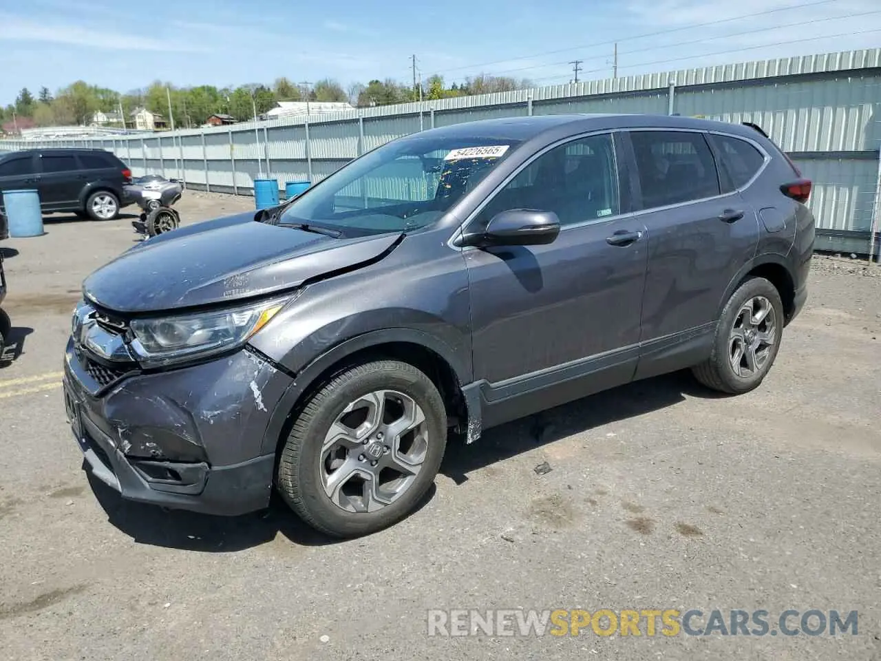 1 Photograph of a damaged car 5J6RW2H81LA016843 HONDA CRV 2020