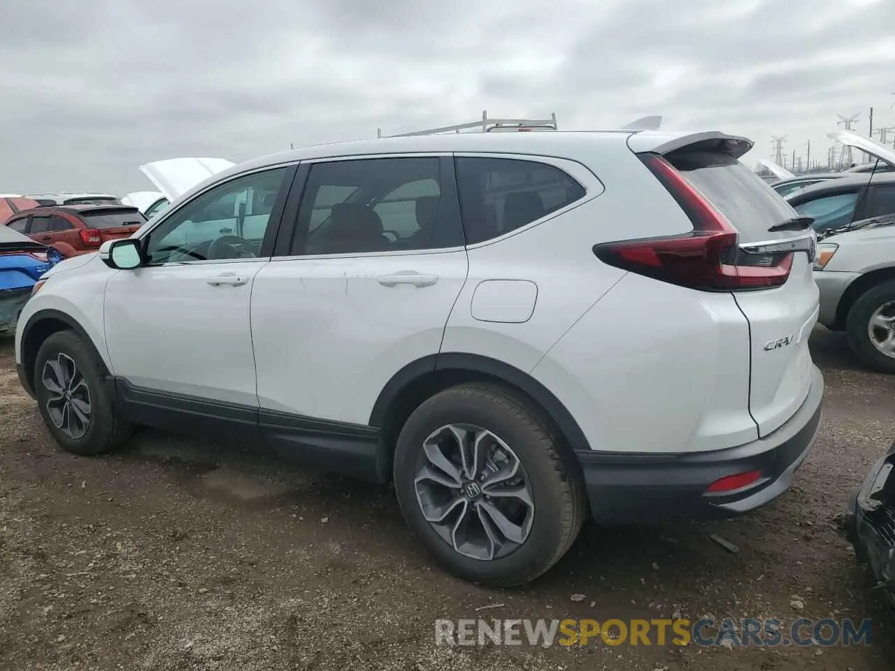 2 Photograph of a damaged car 5J6RW2H81LL021268 HONDA CRV 2020