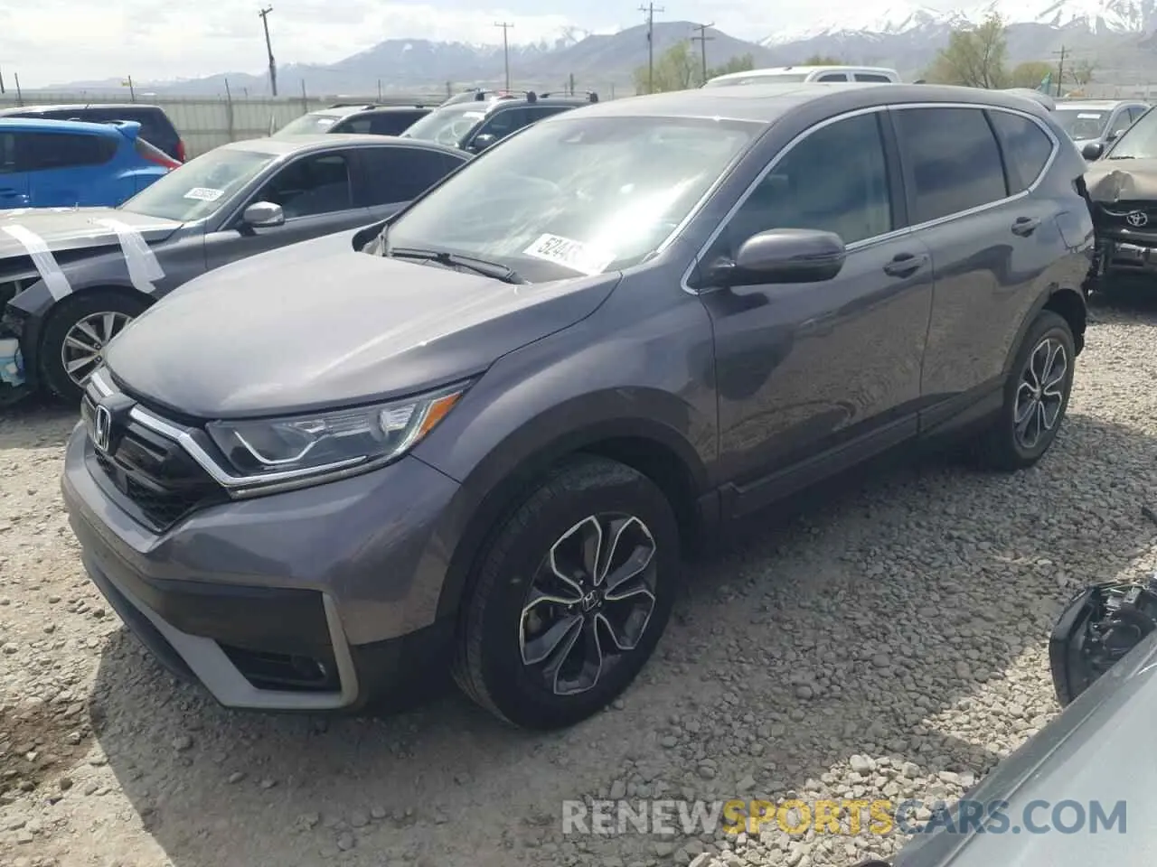 1 Photograph of a damaged car 5J6RW2H81LL027166 HONDA CRV 2020