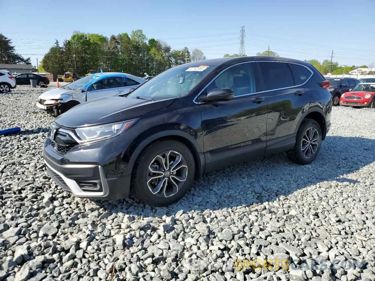 1 Фотография поврежденного автомобиля 5J6RW2H84LL044978 HONDA CRV 2020