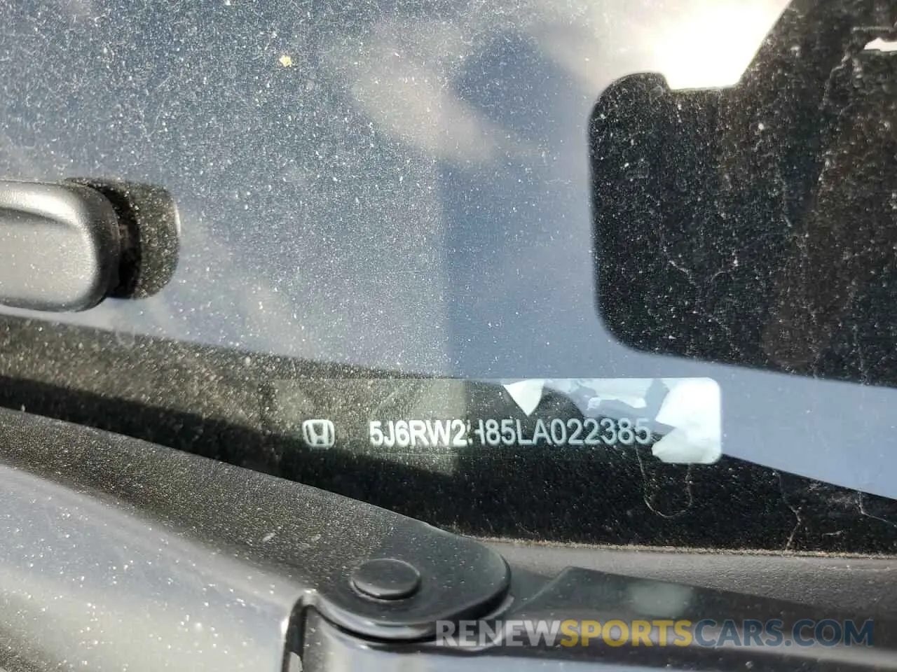 13 Photograph of a damaged car 5J6RW2H85LA022385 HONDA CRV 2020