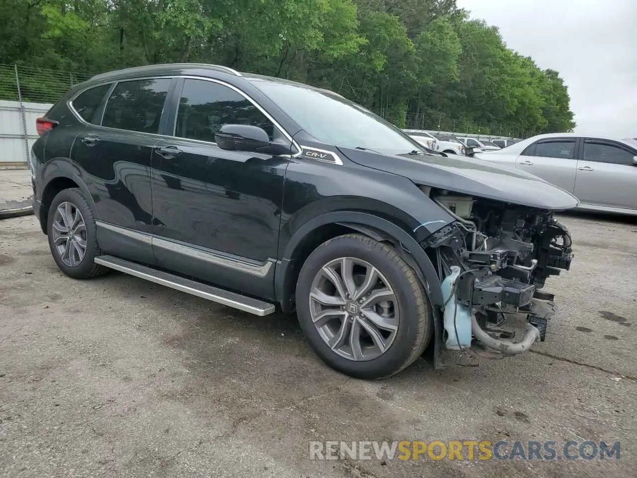 4 Фотография поврежденного автомобиля 5J6RW2H93LL014590 HONDA CRV 2020