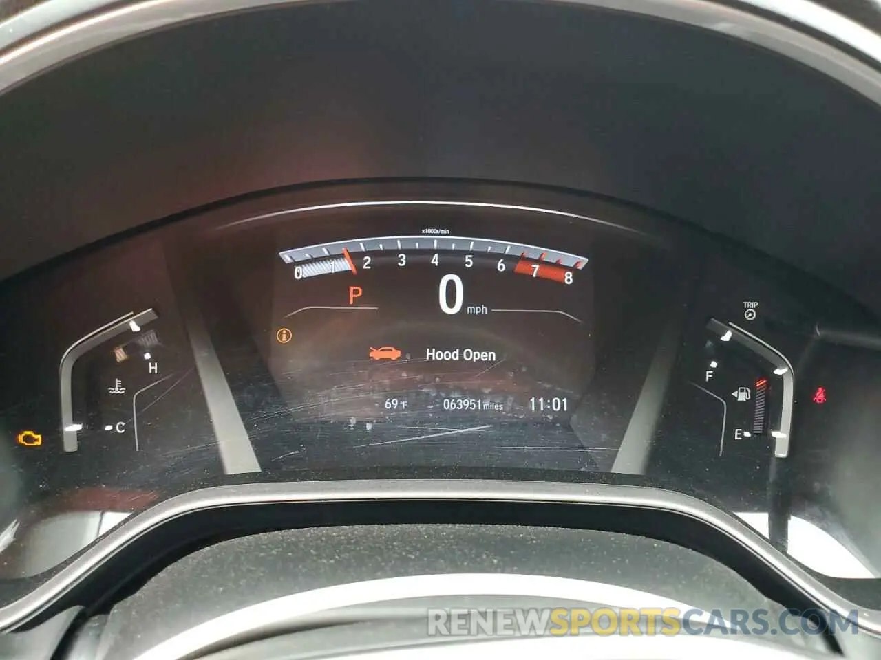 9 Фотография поврежденного автомобиля 5J6RW2H93LL014590 HONDA CRV 2020