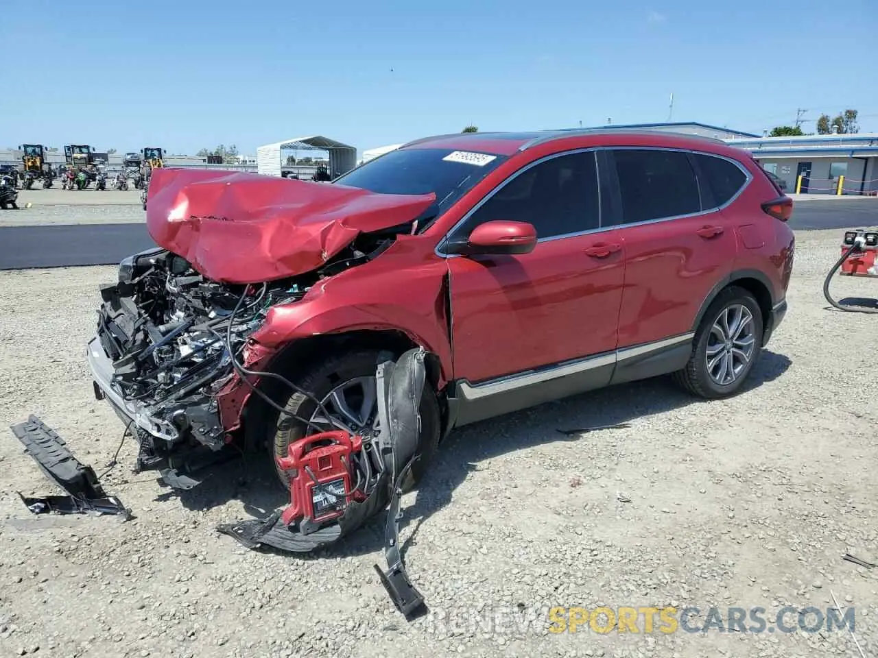 1 Photograph of a damaged car 5J6RW2H96LL006113 HONDA CRV 2020