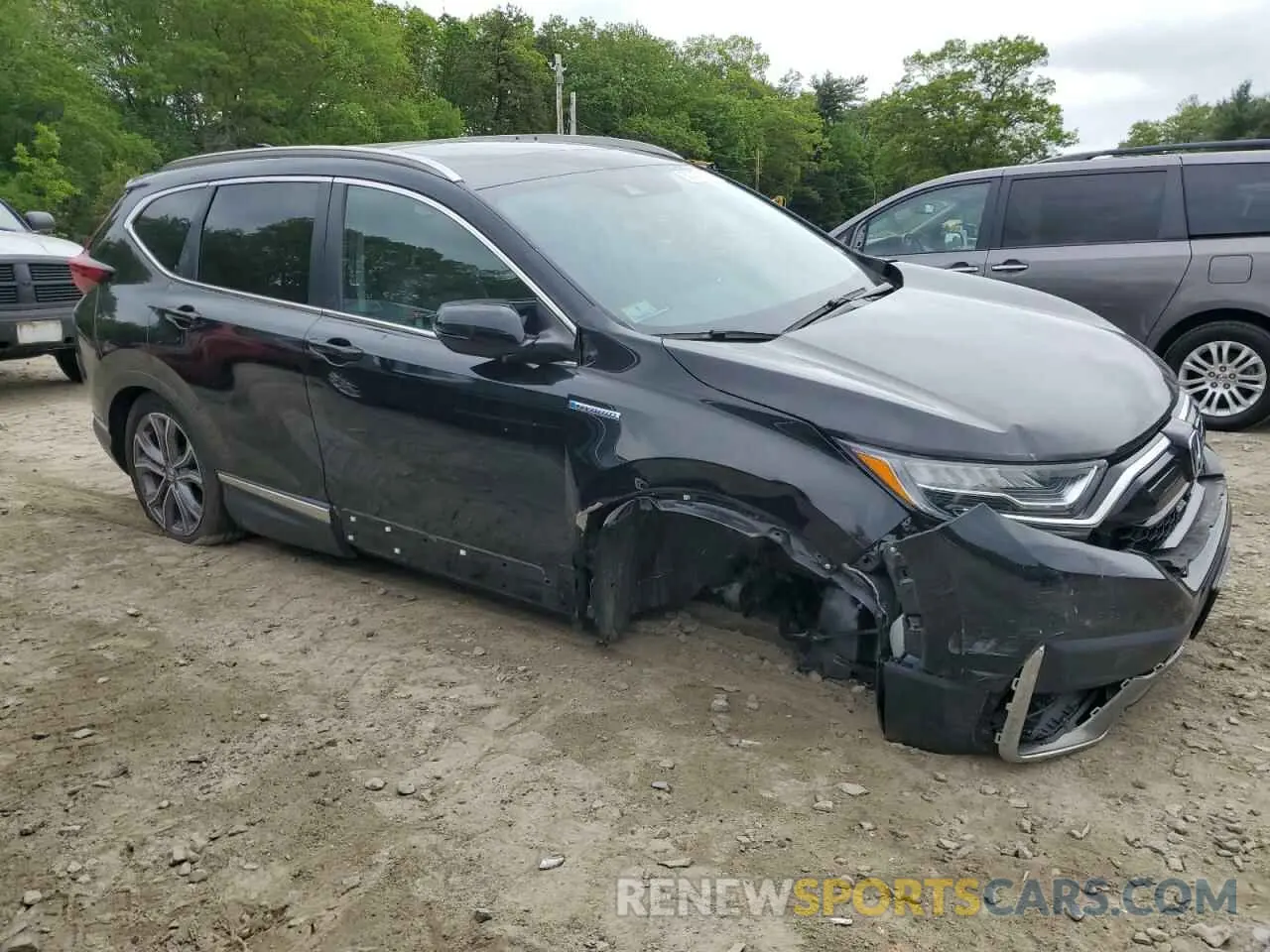 4 Фотография поврежденного автомобиля 7FART6H95LE001398 HONDA CRV 2020