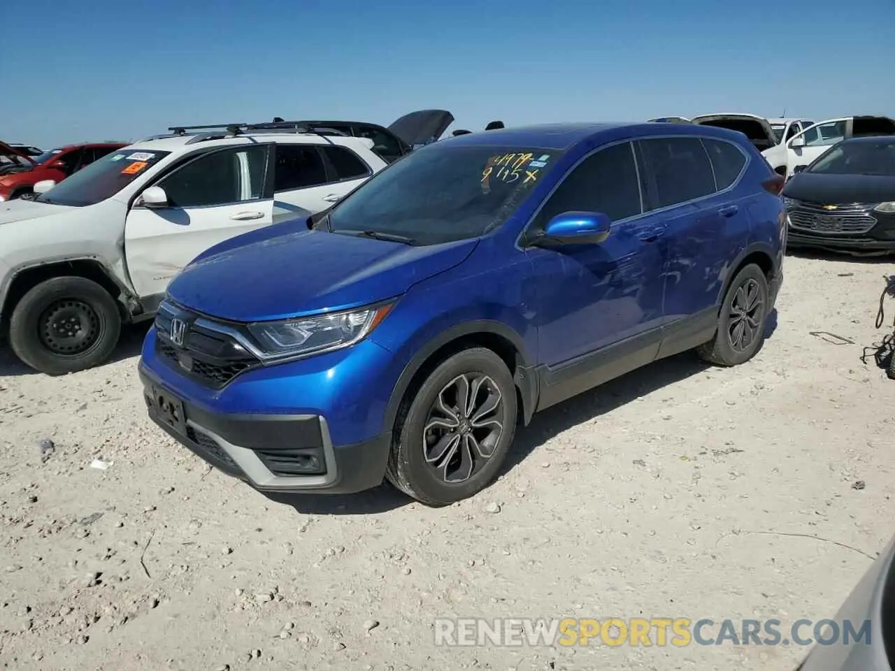 1 Photograph of a damaged car 7FARW1H87LE006703 HONDA CRV 2020