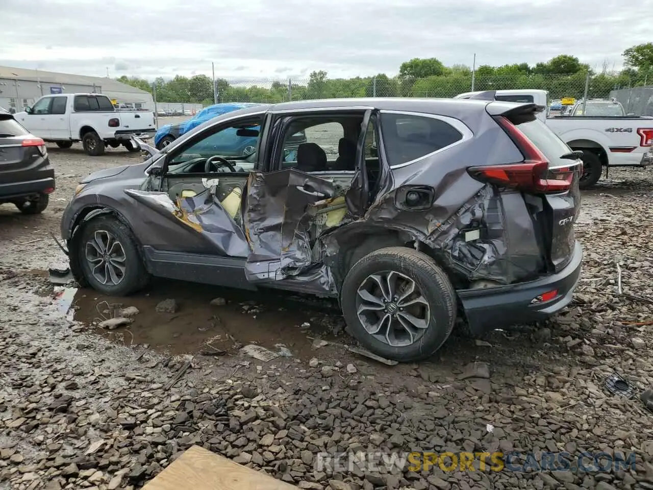 2 Фотография поврежденного автомобиля 7FARW2H57LE009600 HONDA CRV 2020