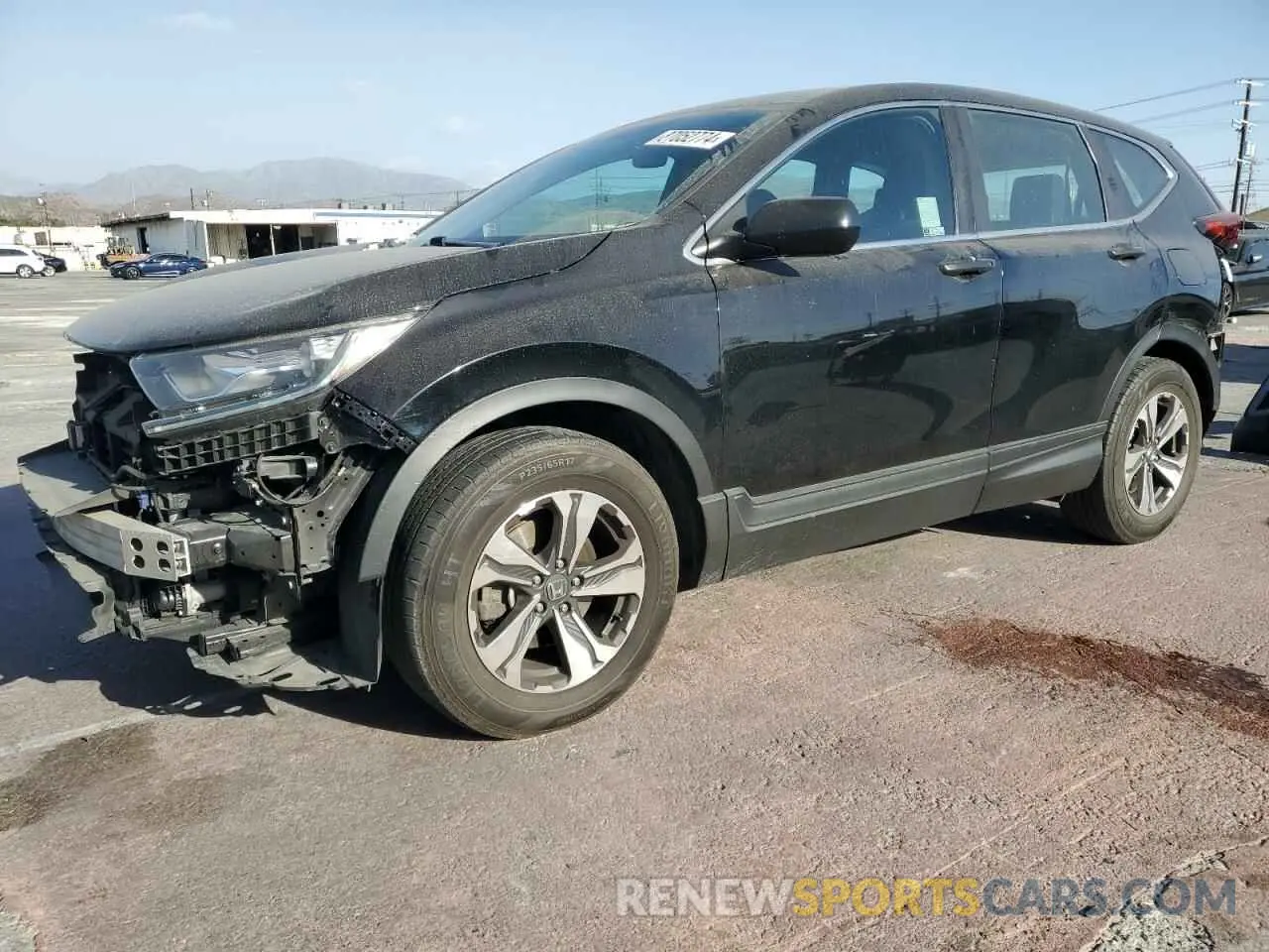 1 Photograph of a damaged car 2HKRW1H26MH408917 HONDA CRV 2021