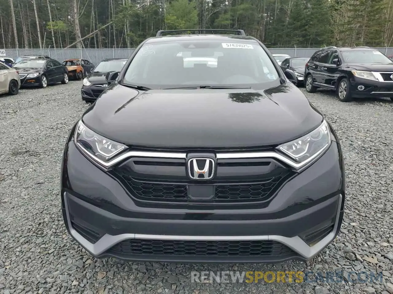 5 Photograph of a damaged car 2HKRW1H27MH002757 HONDA CRV 2021