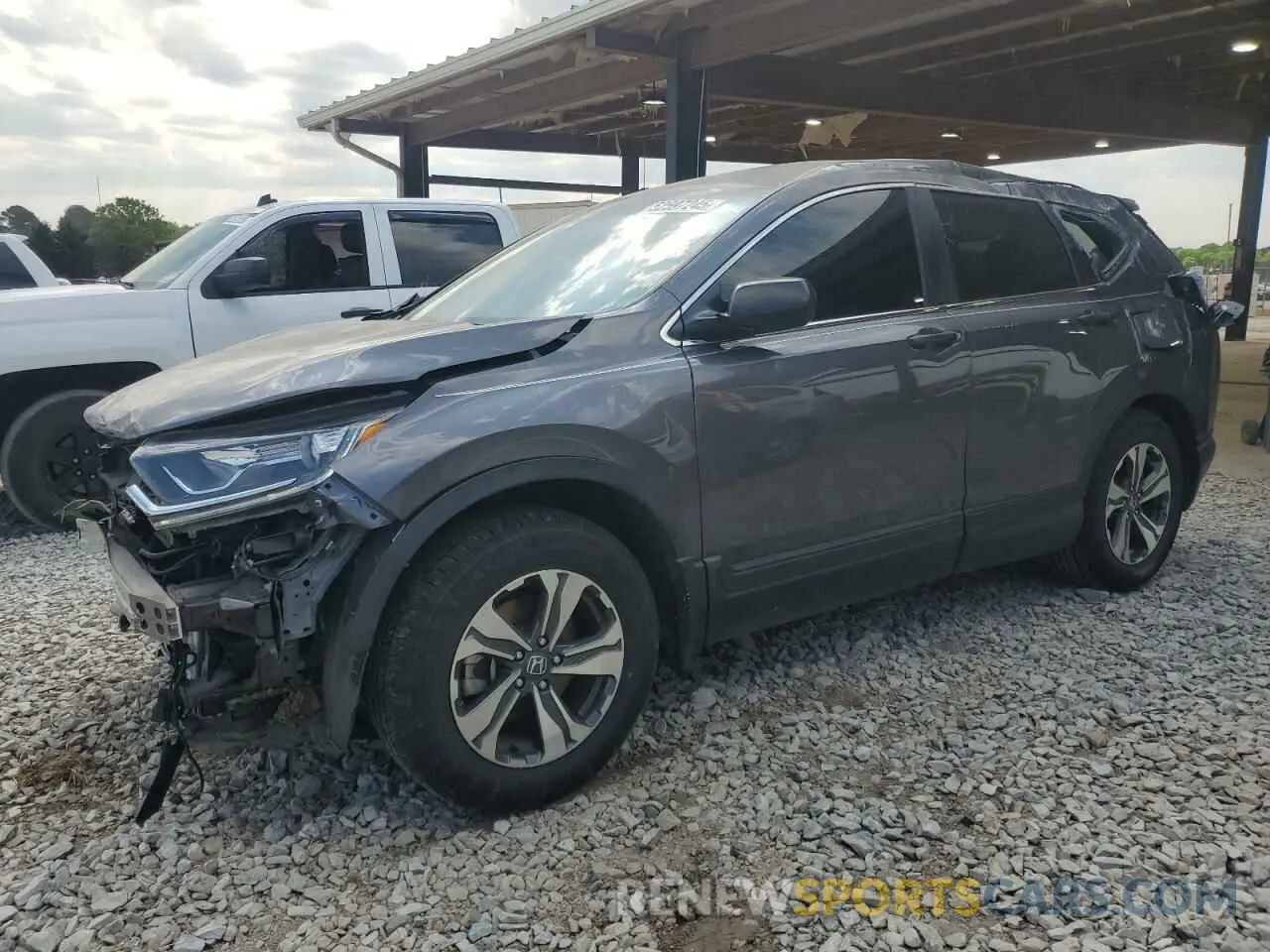 1 Photograph of a damaged car 2HKRW1H27MH409493 HONDA CRV 2021