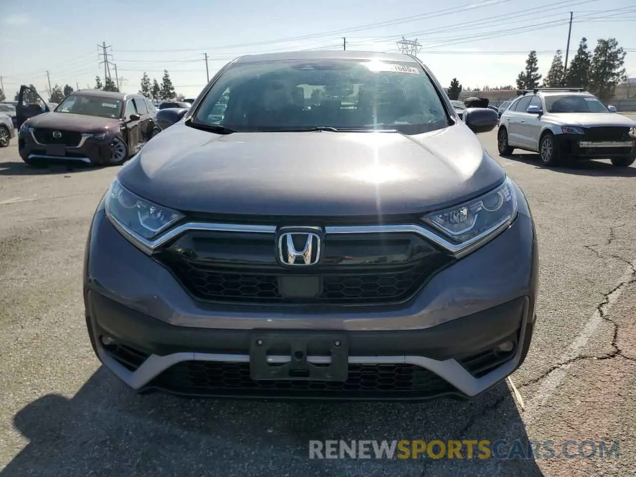 5 Photograph of a damaged car 2HKRW1H51MH404221 HONDA CRV 2021