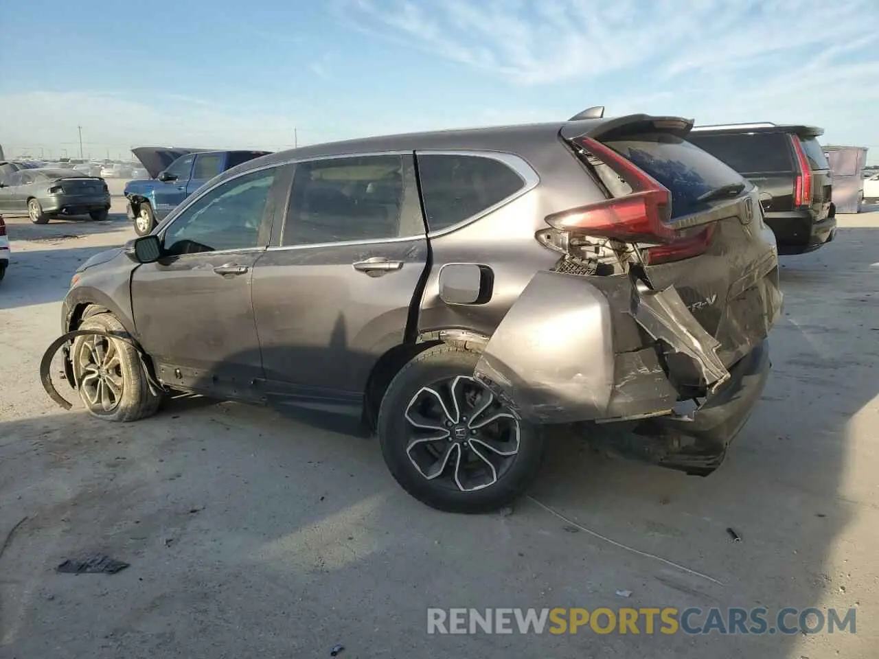 2 Photograph of a damaged car 2HKRW1H54MH412197 HONDA CRV 2021