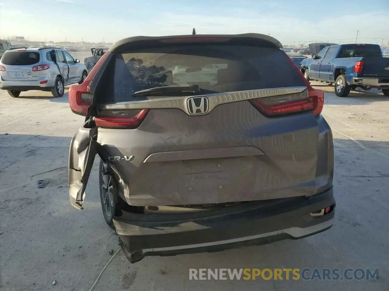 6 Photograph of a damaged car 2HKRW1H54MH412197 HONDA CRV 2021