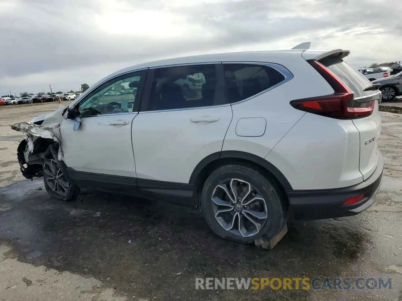 2 Photograph of a damaged car 2HKRW1H57MH402201 HONDA CRV 2021