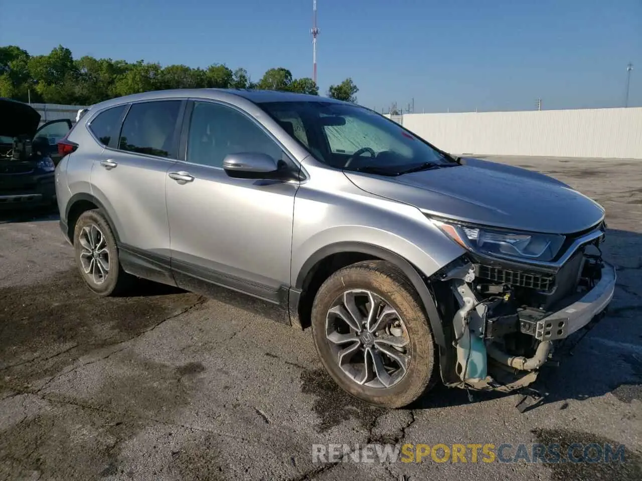 4 Photograph of a damaged car 2HKRW1H58MH404135 HONDA CRV 2021