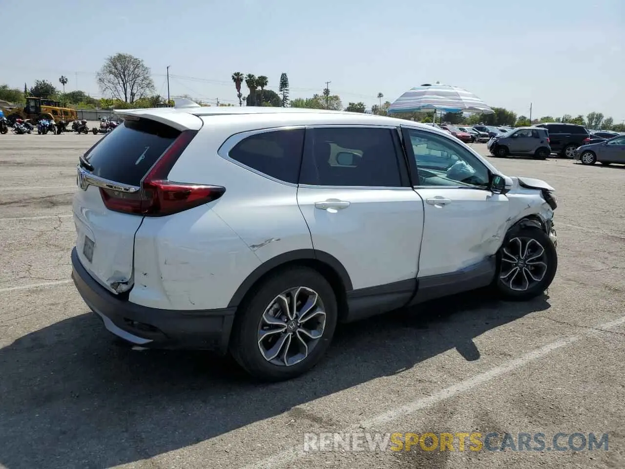 3 Photograph of a damaged car 2HKRW1H5XMH419736 HONDA CRV 2021