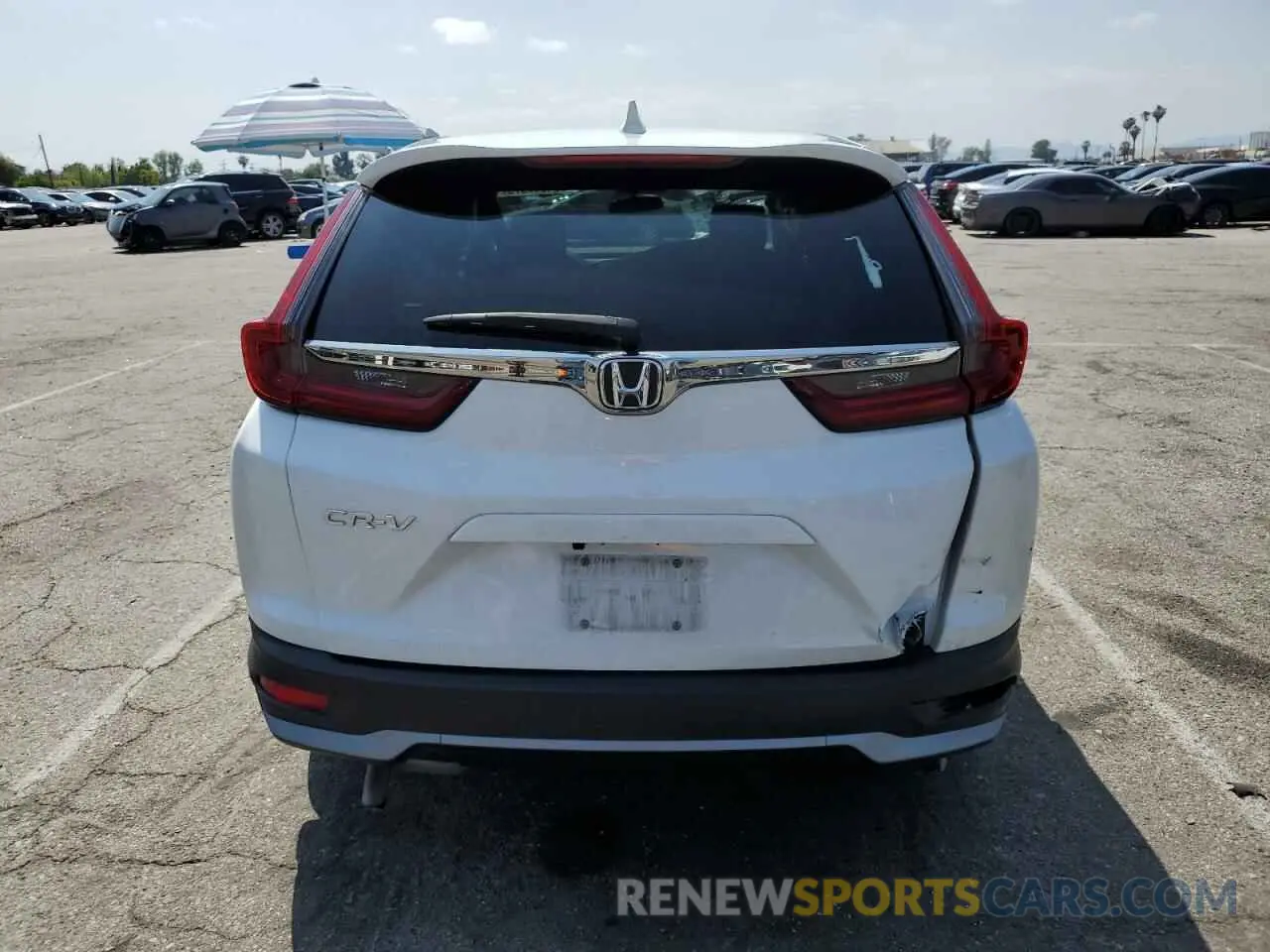 6 Photograph of a damaged car 2HKRW1H5XMH419736 HONDA CRV 2021