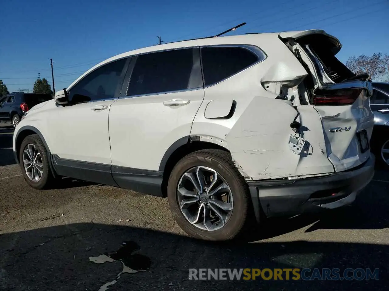 2 Photograph of a damaged car 2HKRW1H5XMH420028 HONDA CRV 2021