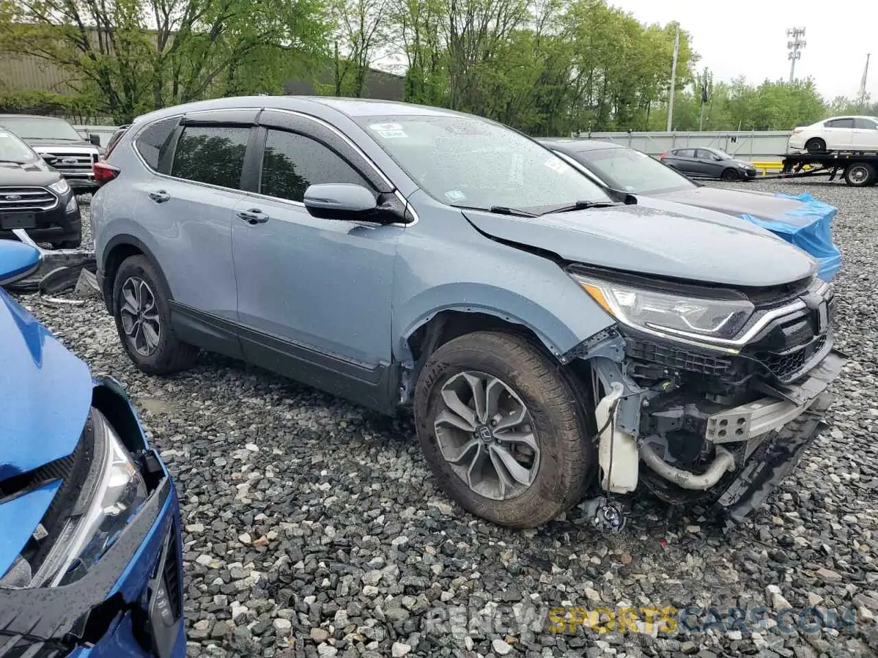 4 Фотография поврежденного автомобиля 2HKRW1H5XMH423477 HONDA CRV 2021