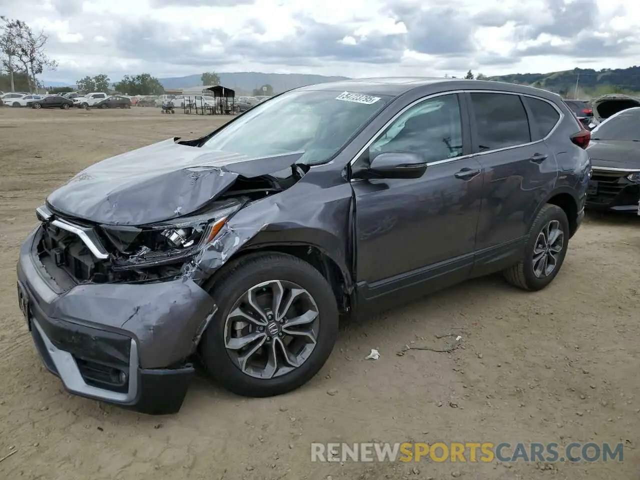 1 Фотография поврежденного автомобиля 2HKRW1H87MH417047 HONDA CRV 2021