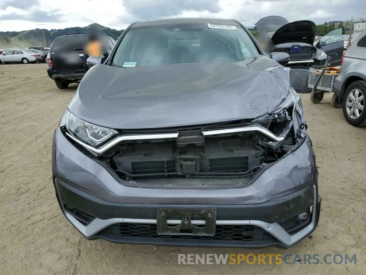 5 Фотография поврежденного автомобиля 2HKRW1H87MH417047 HONDA CRV 2021