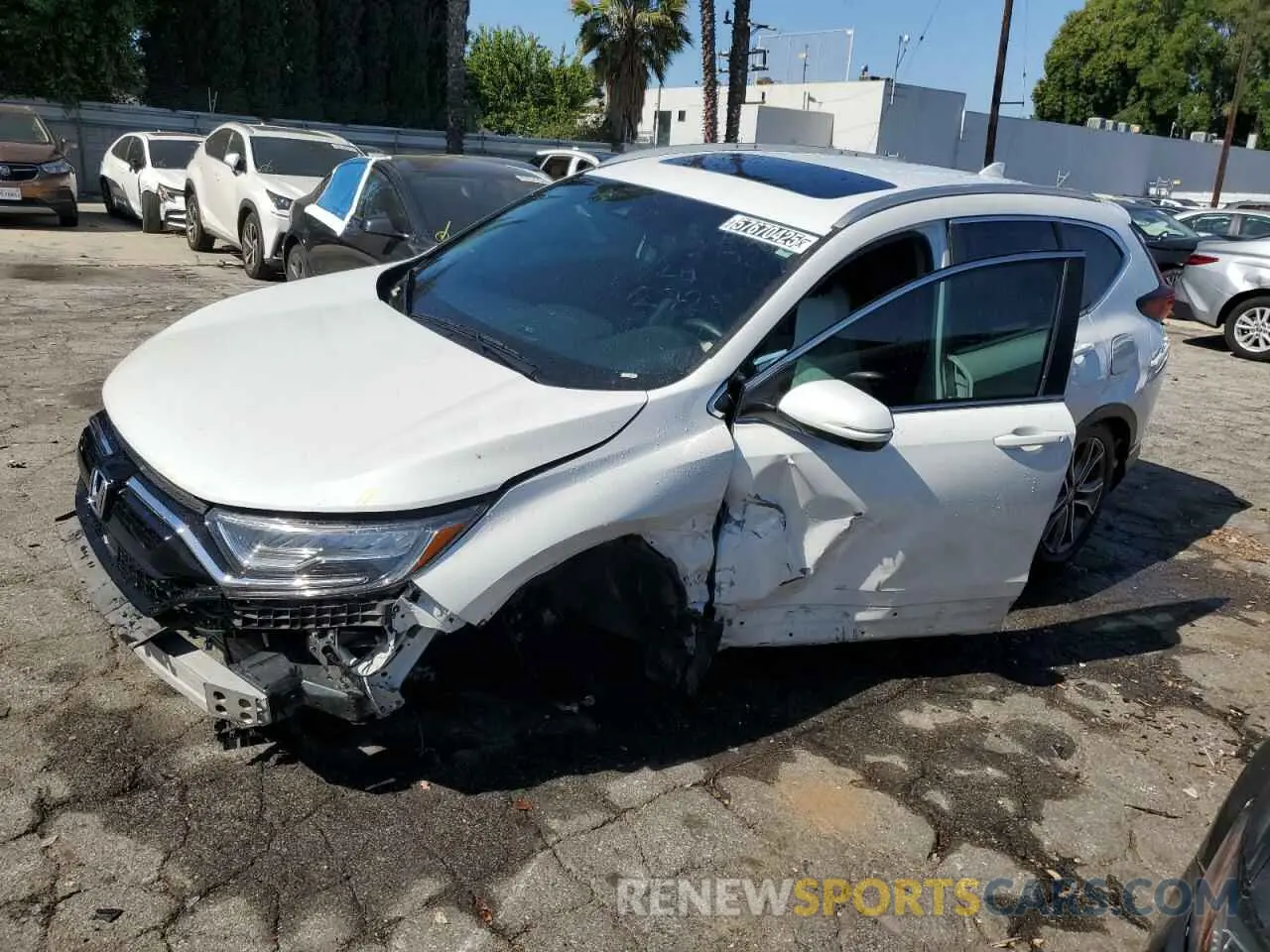1 Фотография поврежденного автомобиля 2HKRW1H91MH402732 HONDA CRV 2021