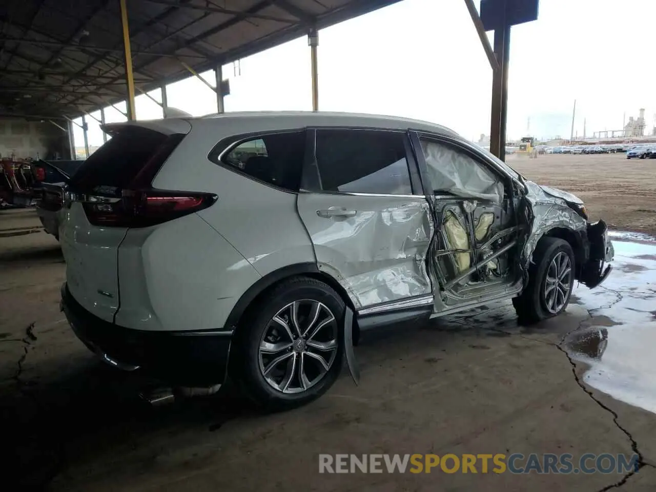 3 Фотография поврежденного автомобиля 2HKRW1H96MH402242 HONDA CRV 2021