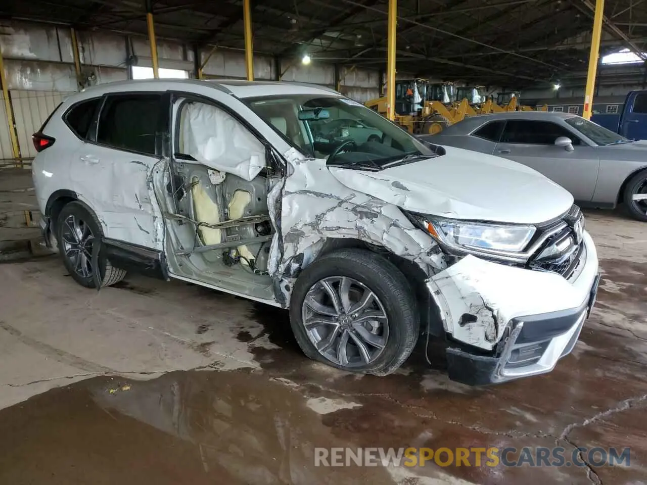 4 Фотография поврежденного автомобиля 2HKRW1H96MH402242 HONDA CRV 2021