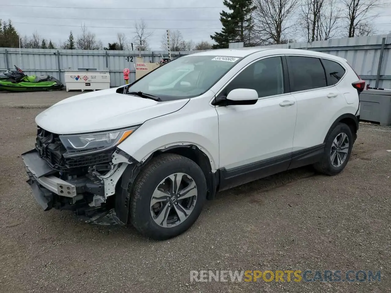 1 Photograph of a damaged car 2HKRW2H21MH214799 HONDA CRV 2021