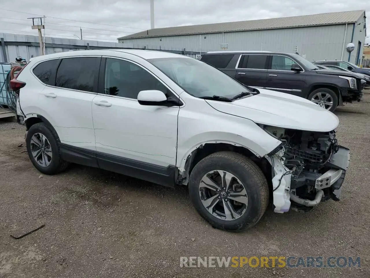 4 Photograph of a damaged car 2HKRW2H21MH214799 HONDA CRV 2021