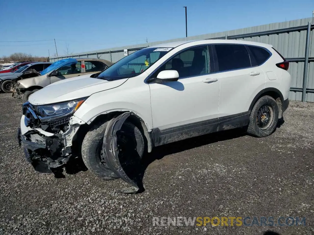1 Photograph of a damaged car 2HKRW2H22MH228419 HONDA CRV 2021