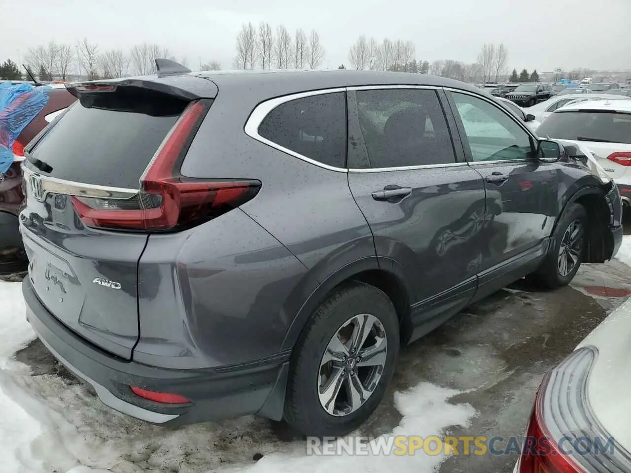 3 Photograph of a damaged car 2HKRW2H28MH213441 HONDA CRV 2021