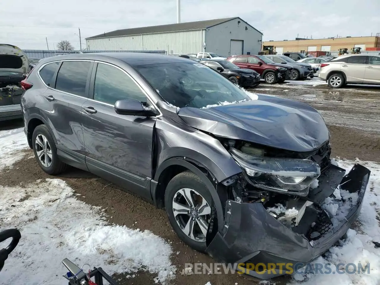 4 Photograph of a damaged car 2HKRW2H28MH213441 HONDA CRV 2021